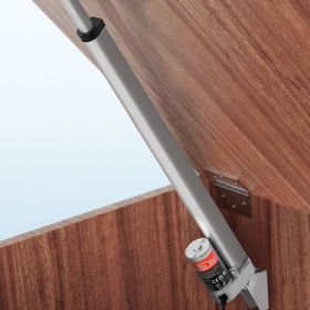 Linear Actuator 12V, 16 Inch High Load 330lbs/1500N Linear Actuator, 0.19'/s Linear Motion Actuator With Mounting Bracket And IP54 Protection (Option: Natural)